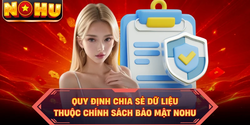 Quy định chia sẻ dữ liệu thuộc chính sách bảo mật NOHU
